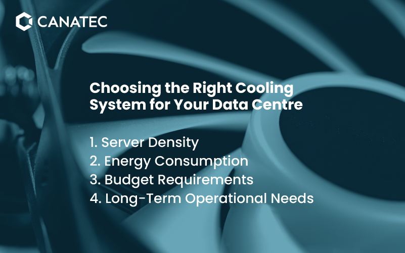 Infographic on choosing the right cooling system for your data centre